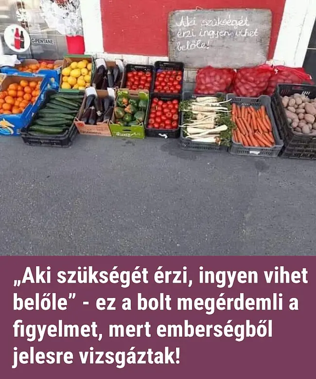 „Aki szükségét érzi, ingyen vihet belőle” – ez a bolt megérdemli a figyelmet, mert emberségből jelesre vizsgáztak!